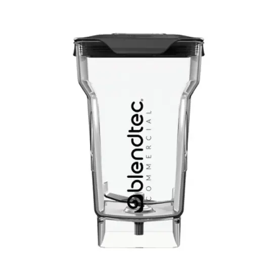 Blendtec FourSide Jar: 32oz Clear Copolyester Blender Accessory, Hand Wash, 3-Year Warranty image {1}
