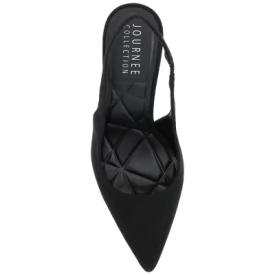 Journee Collection Womens Elenney Tru Comfort Foam Mid Heel Pointed Toe Pumps image {3}