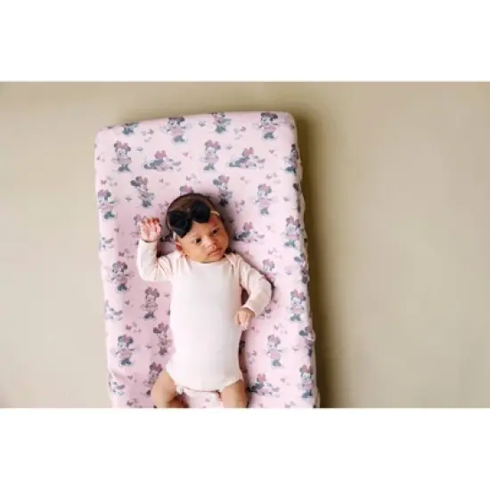 Copper Pearl Premium Diaper Changing Pad Cover - Minnie Mouse image {4}