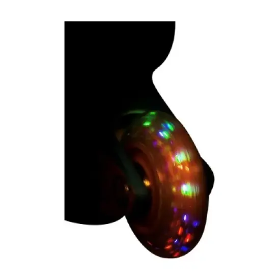 TITAN Flower Princess Girls Inline Skates with LED Light-up Front Wheel and LED Laces, Multi-Color, Kid Size Small (Flower Princess Large Skates) image {1}