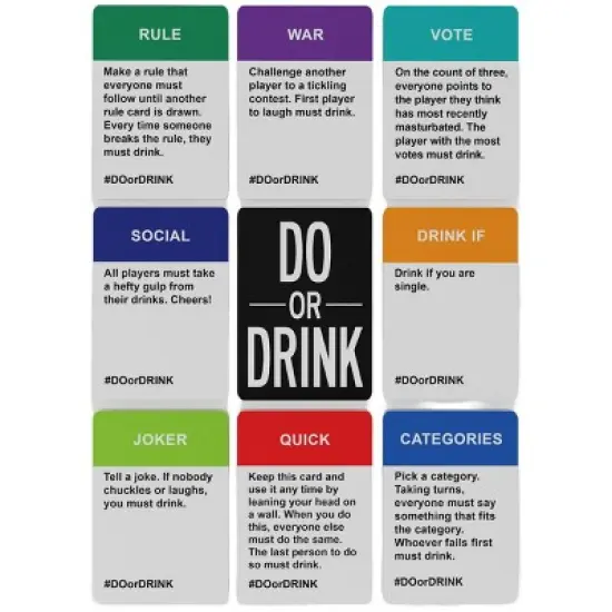 Do or Drink Win or Hydrate Game image {3}