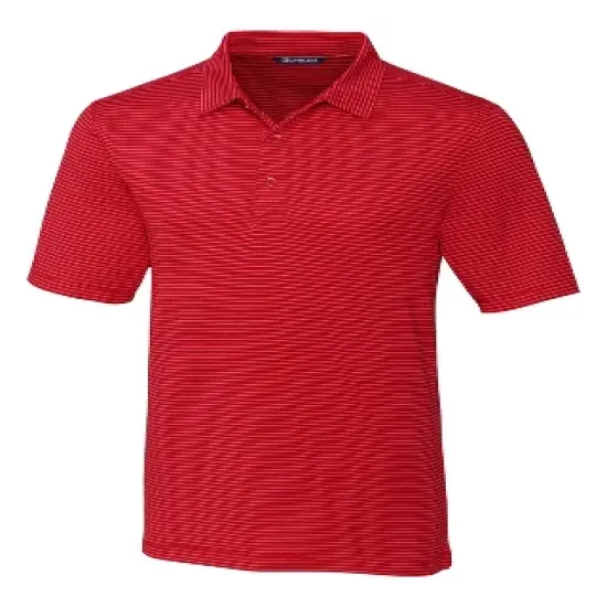 Cutter & Buck Forge Pencil Stripe Stretch Mens Polo Shirt image {1}