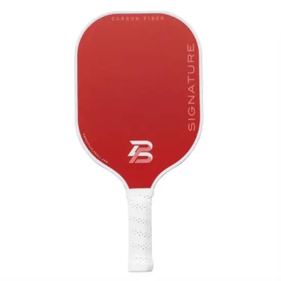 PBPRO Signature Carbon Fiber Watermelon Pickleball Paddle: Polypropylene Core, 4-1/4" Grip image {7}