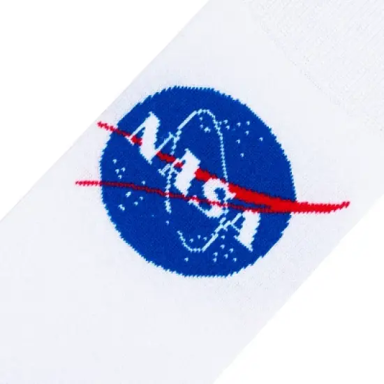 Cool Socks, Nasa Badges, Funny Novelty Socks, Adult, Medium image {2}