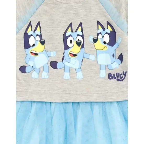 Bluey Girls French Terry Dress Little Kid to Big image {1}