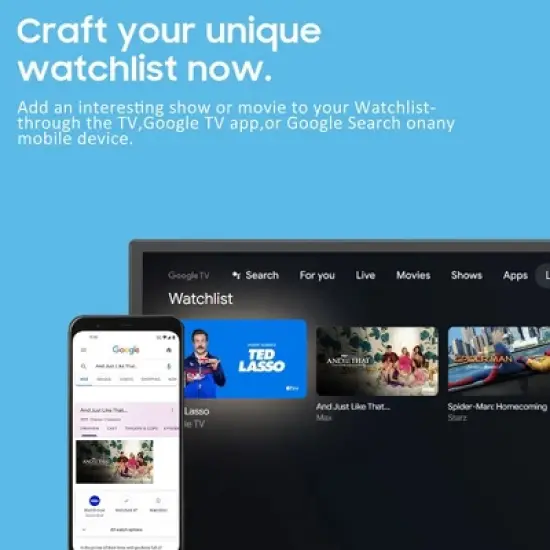 SYLVOX Smart RV TV, 24'' 12 Volt TV for RV Camper, Newest Google TV with Google Assitant App Store Chromecast, 1080P FHD DC/AC Powered Small Smart TV image {3}