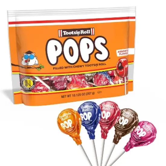 Tootsie Pops Candy Assorted Flavor Lollipops Standup Bag &ndash; 10.125oz image {2}