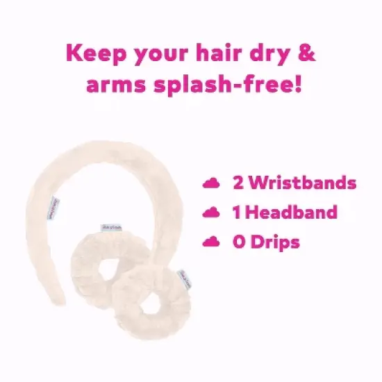 MakeUp Eraser Wifey Head Band/Wrist Guard/Wipe - 3ct image {10}