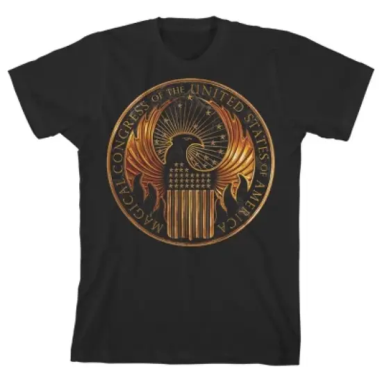 Fantastic Beast MACUSA Seal Black T-shirt Toddler Boy to Youth Boy image {3}