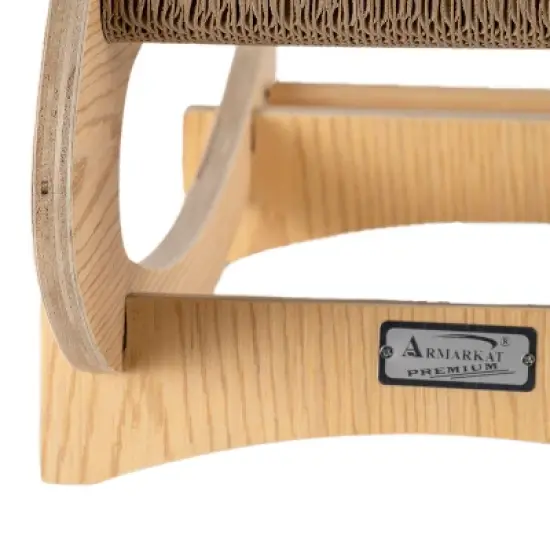 Armarkat Real Wood Medium Wooden Cat Rocking Chair and Detachable Swing Chair image {6}