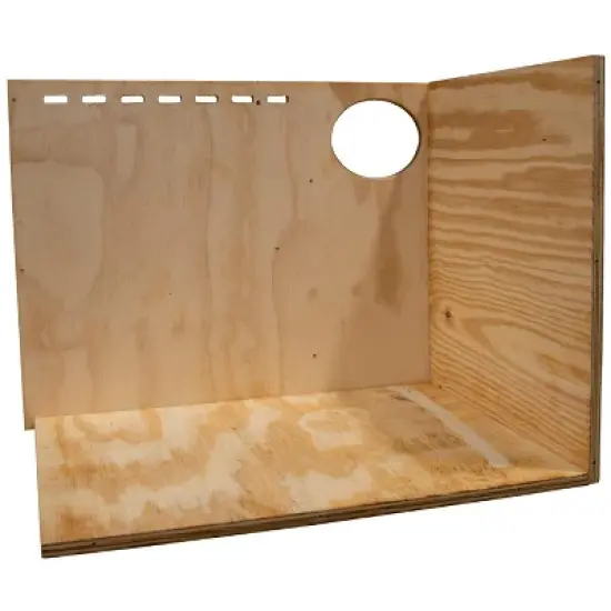 JCs Wildlife Large Barn Owl Box with Exercise Platform: Do It Yourself Assembly Kit image {2}