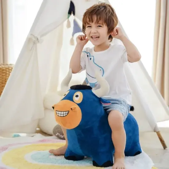 iPlay, iLearn Bouncy Pals Hopping Animal - Bouncy Bull image {2}