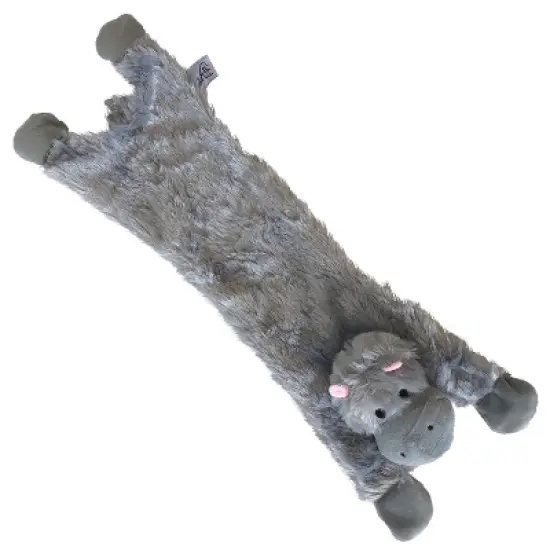 Midlee Hippo Stuffingless Dog Toy - 21" image {3}