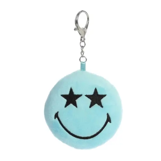 Aurora Mini Star Clip-On SMILEYWORLD Vibrant Stuffed Animal Blue 3.5" image {4}