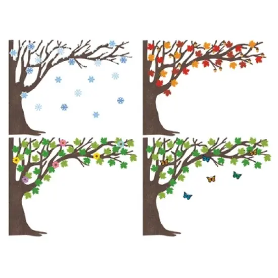 Teacher Created Resources&reg; Tree for All Seasons Bulletin Board Set, 144 Pieces image {1}