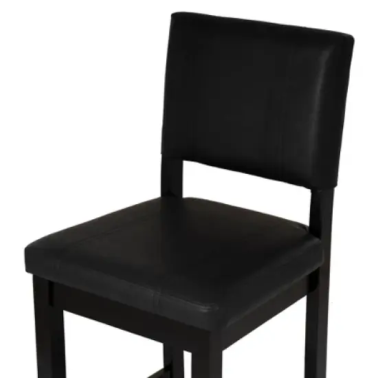 Linon Milano Counter Height Barstool Black image {9}