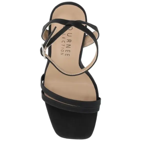 Journee Collection Womens Yevva Ankle Strap Stiletto Open Toe Pumps image {3}