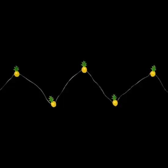 Northlight LED Pineapple Fairy Lights - Warm White - 2.75' Silver Wire - 10ct image {2}