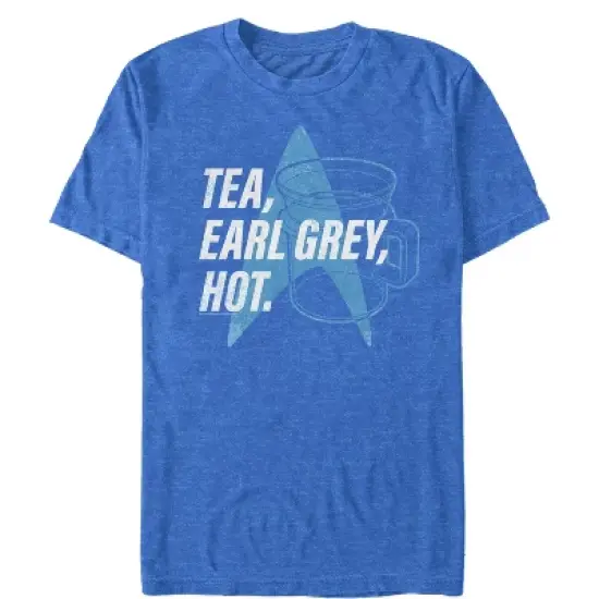 Men's Star Trek: The Next Generation Cup Of Tea Earl Grey Hot, Captain Picard T-Shirt image {3}