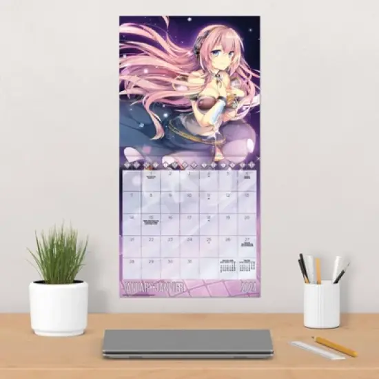 Trends International Inc. 2023-24 Wall Calendar 12"x12" Hatsune Miku Bilingual English/French image {4}