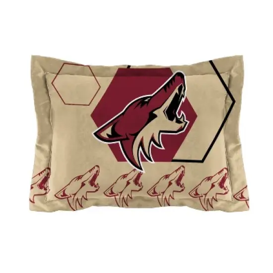 NHL Arizona Coyotes Hexagon Comforter Set - Full/Queen image {2}