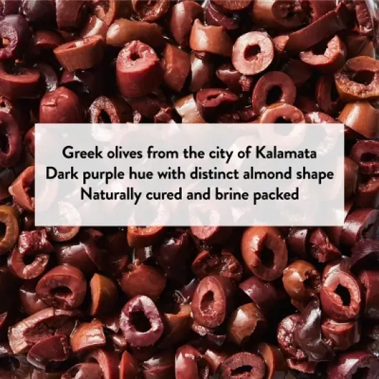 DeLallo Greek Sliced Kalamata Olives, 5.64 oz. Jar, (3 Pack) image {4}