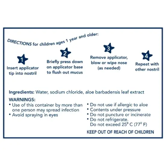 Vicks Sinex Children's Saline Nasal Spray Ultra Fine Mist - 5oz image {12}