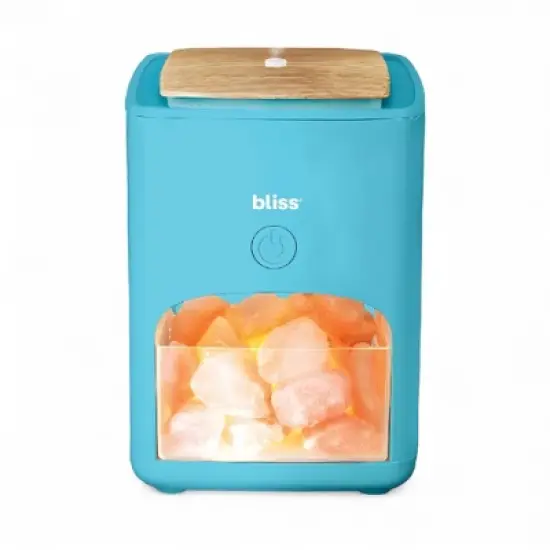bliss Himalayan Salt Diffuser & Cool Mist Humidifier | Ultrasonic Aromatherapy with 7-Color LED Night Light | 2 Mist Modes & Auto Shut-Off image {6}