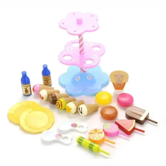 Ready! Set! Play! Link Little Chef Sweet Treats Ice Cream And Desserts Tower PlaySet image {1}