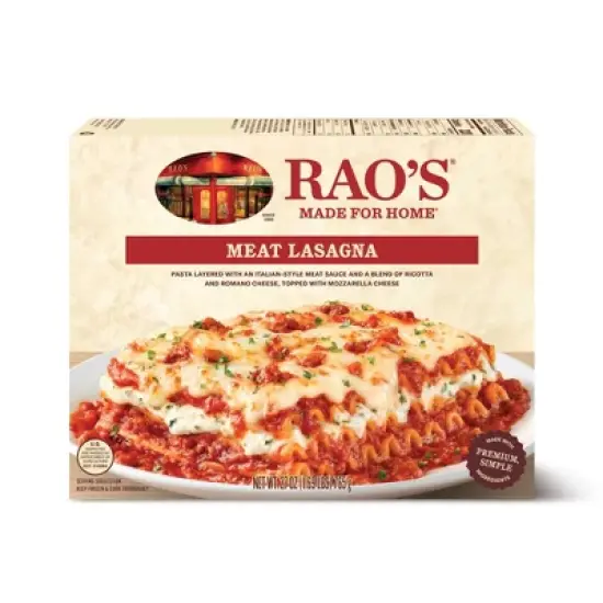 Rao's Made For Home Family Size Frozen Meat Lasagna - 27oz image {7}