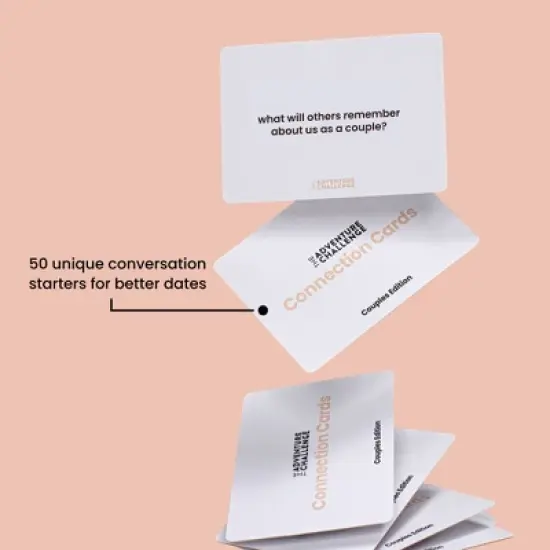 The Adventure Challenge Couples Connection Cards Board Game: Social Skills, Creative Thinking, Emotional Development image {2}