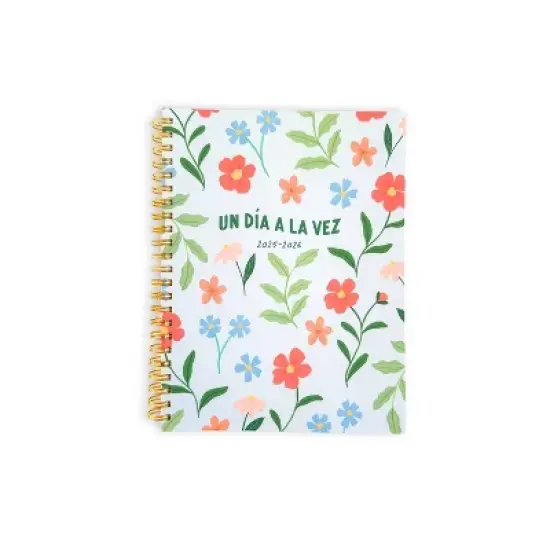 Isabella MG Un Dia A La Vez 2025-2026 Spiral Planner &nbsp;5" x 8" image {1}