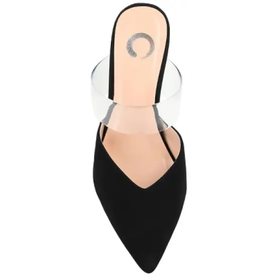 Journee Collection Womens Ollie Mules Low Stiletto Pointed Toe Pumps image {3}