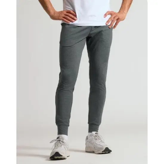 Men's Charcoal Heather Gray Active Joggers - True Classic image {7}