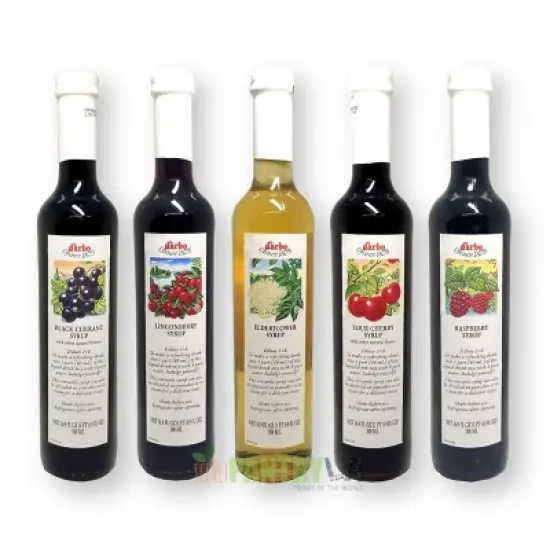 D'Arbo Lingonberry Syrup 16.9 Fl. Oz. / 500 ml. (Pack of 2) image {7}