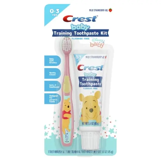Crest Training Toothpaste and Toothbrush Kit - Disney's Winnie the Pooh - 2pk image {8}