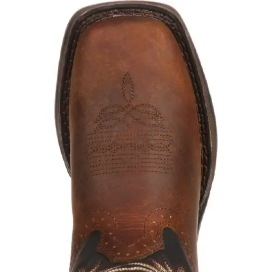 LIL' DURANGO Toddler Boys' Tan & Black Western Boot image {5}