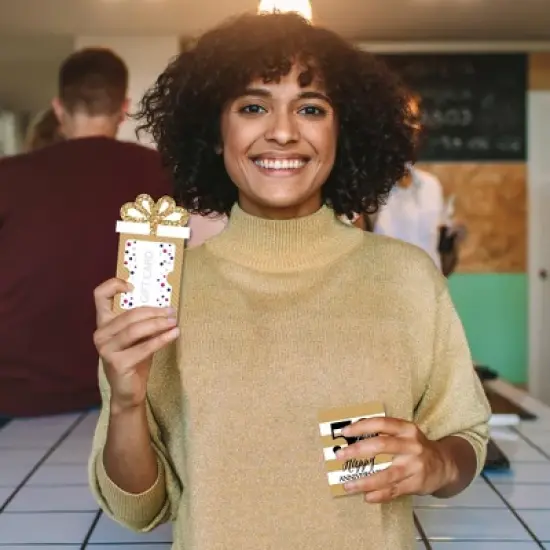 Big Dot of Happiness We Still Do - 50th Wedding Anniversary - Anniversary Party Money and Gift Card Sleeves - Nifty Gifty Card Holders - Set of 8 image {1}