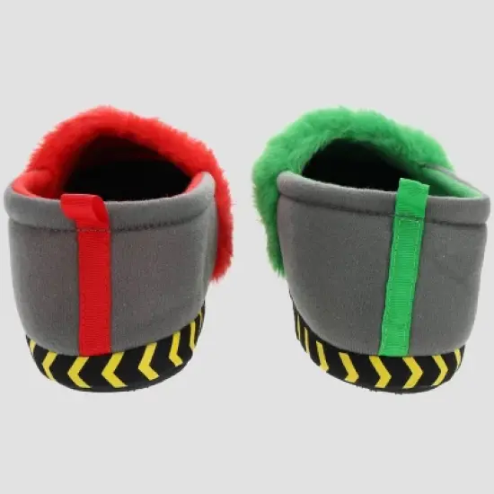 Kids' Nintendo Super Mario Kart Loafer Slippers - Red/Green image {6}