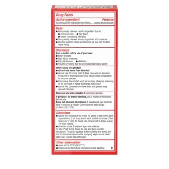 Sudafed Sinus Severe Nasal Spray - 1oz image {8}