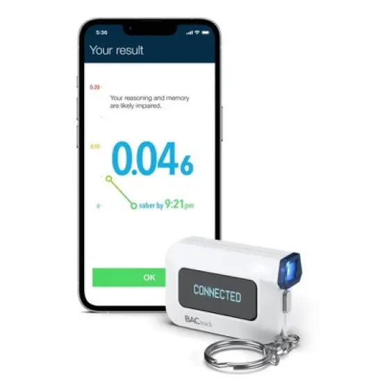 Bactrack C6 Wireless Keychain Breathalyzer for Smartphone - Bluetooth Compatible image {2}