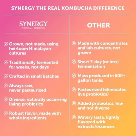 Synergy The Real Kombucha, Lemonberry &ndash; 16 fl oz image {4}