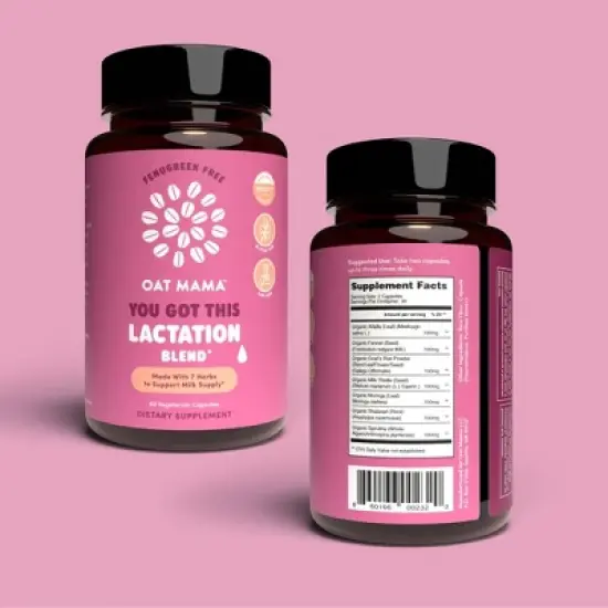Oat Mama You Got This Lactation Supplements - 60ct image {1}