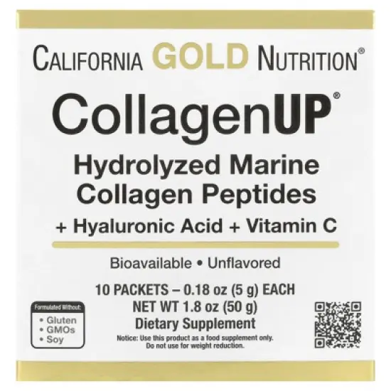 Collagen Peptides Powder with Hyaluronic Acid, Support for Healthy Hair, Skin, Nails, Joints and Bones, Non-GMO, Gluten and Dairy Free, Unflavored, 10 image {5}