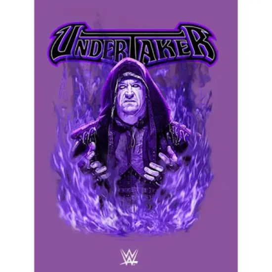 Girl's WWE Undertaker Purple Flames T-Shirt image {1}