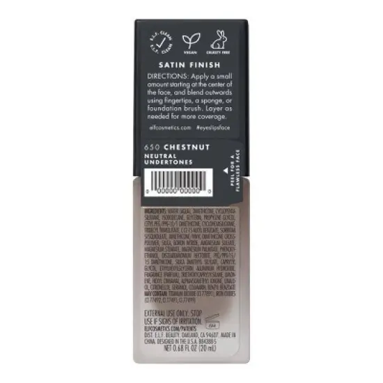 e.l.f. Flawless Finish Foundation - 0.68 fl oz image {5}
