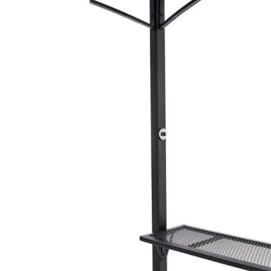 8x5ft Metal Grill Gazebo With Steel Hardtops Side Shelves Easy Assembly UV-Resistant Canopy BBQ Shelter For Outdoor image {6}