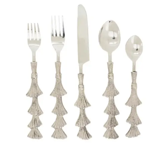 Saro Lifestyle Merry Tree Holiday Flatware image {3}