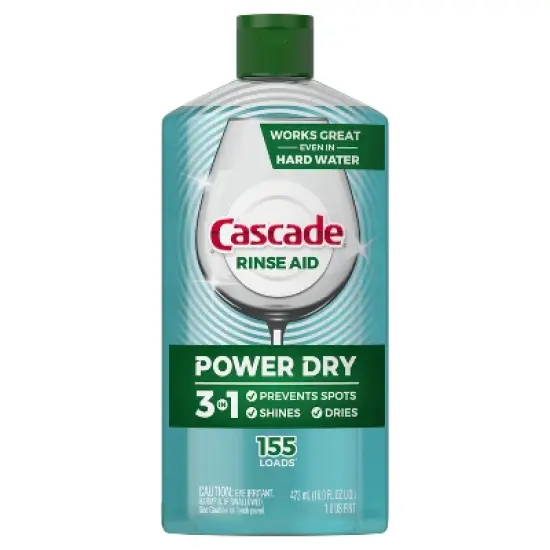Cascade Power Dry Dishwasher Rinse Aid - 16 fl oz image {6}