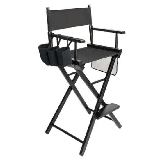 Karl Home Folding Director Chair Black image {7}
